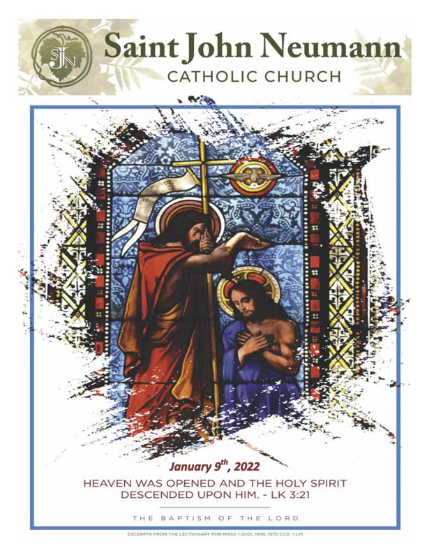 January 9, 2022 "The Baptism of The Lord"