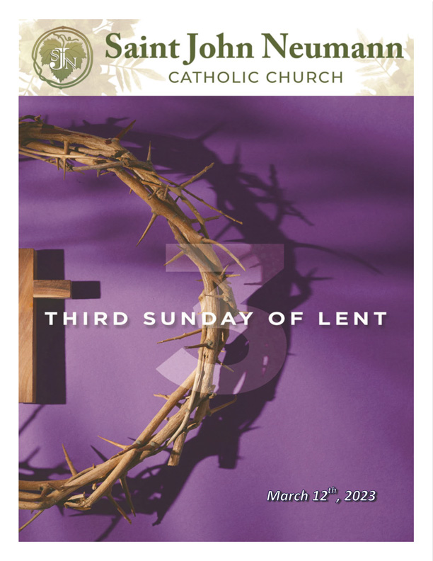 March 12, 2023 "Third Sunday Of Lent"