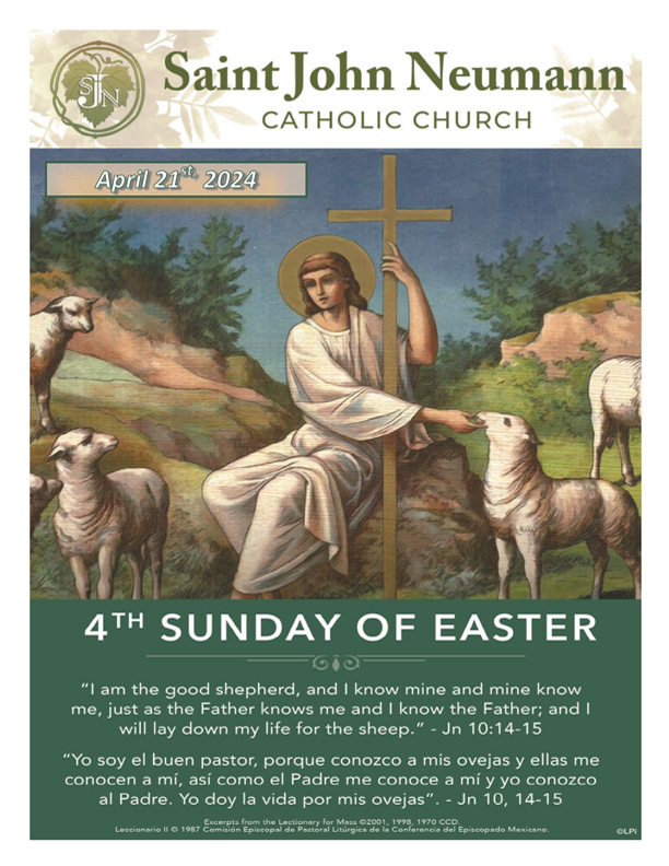 April 21, 2024 "4th Sunday Of Easter"
