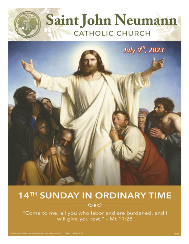July 9, 2023 "15th Sunday In Ordinary Time"
